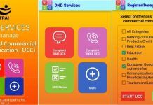Trai DND Services App