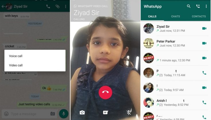 whatsapp video call update for android
